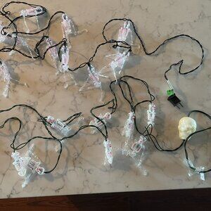 Halloween vintage skeletons- 2 string lights